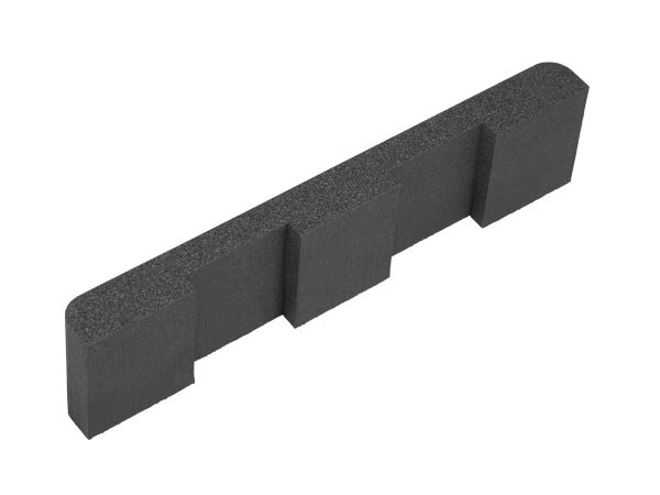 Hart-Schaumstoff Endstück links 430 x 40 mm