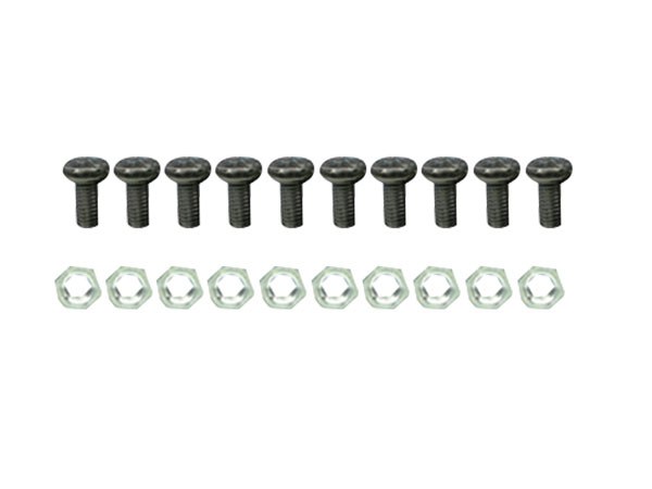 Screws with nut for axial fan
