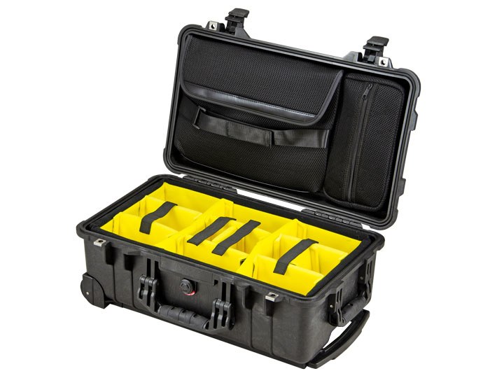 Peli Case 1510 SC with divider set and laptop sleeve