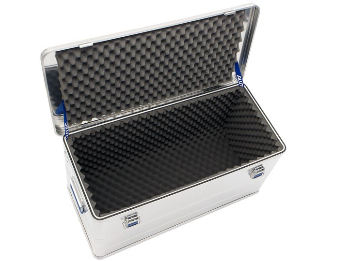 ALUTEC Caja de aluminio COMFORT 92l, Cajas sin angulos para apilar, Cajas  para profesionales, Cajas de aluminio