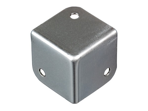 Square corner zinc plated 1,0 mm