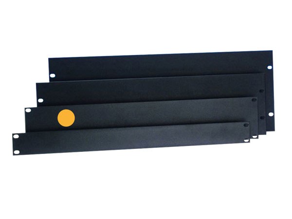 Tapa ciega para rack 19&quot; 2U aluminio con perfil en U