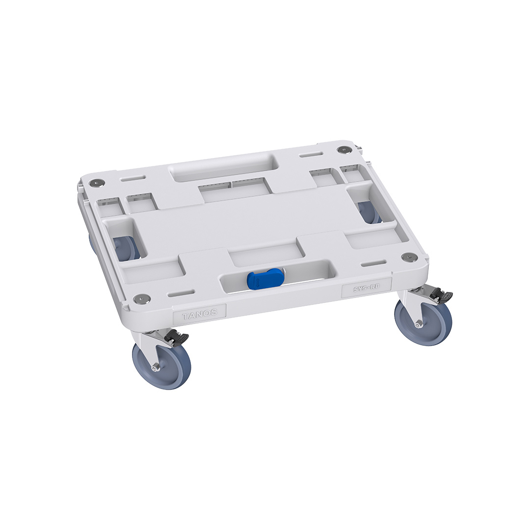 Accesorios para Systainer³ como la base con ruedas y la correa de transporte