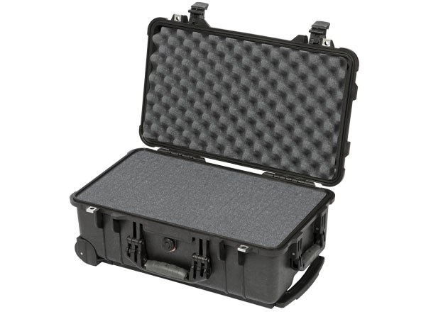 Peli Case 1510 mit Schaumstoff schwarz