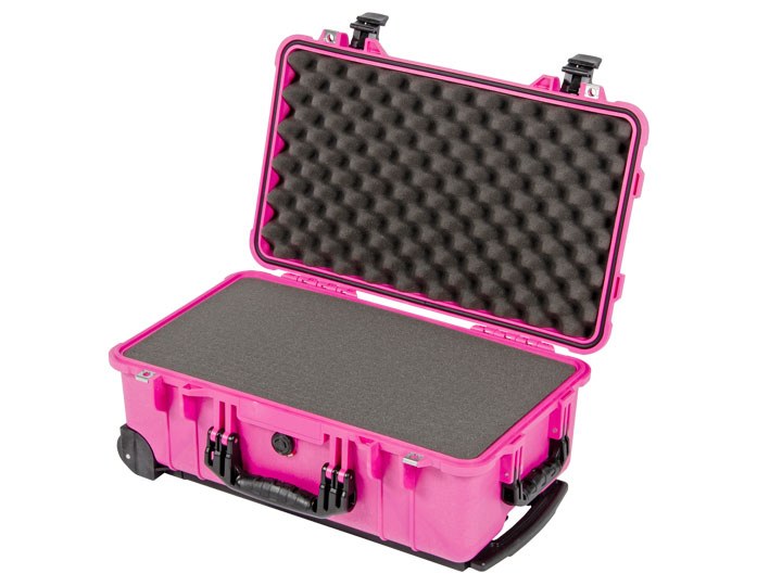 Peli Case 1510 con espuma rosa