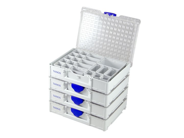 4 x Systainer3 Organizer M89 con 22 cajas insertables