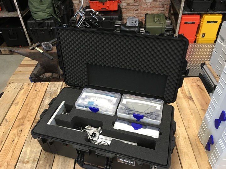 Peli Air Case 1615 mit Mini-Systainer mit transparentem Deckel für Kalibriergerät