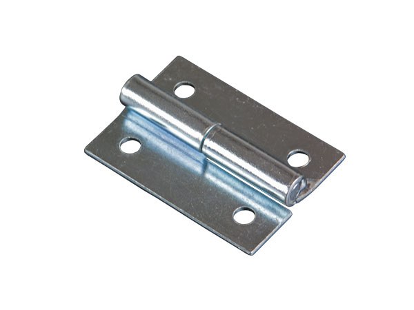 Removable hinge with right-sided stud zinc plated