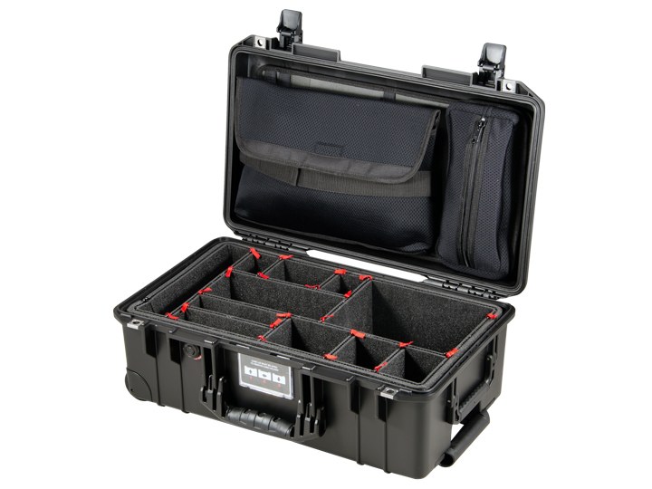 Peli Air Case 1535 Trekpak schwarz mit Deckel-Laptoptasche