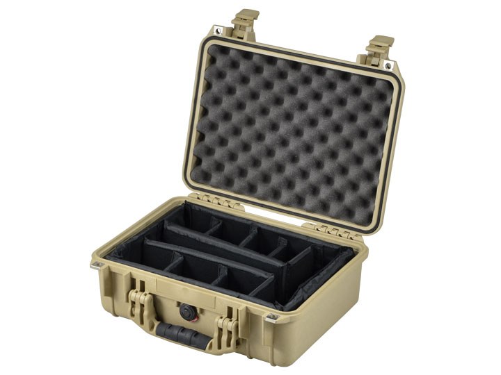 Peli Case 1450 sable avec kit séparateur