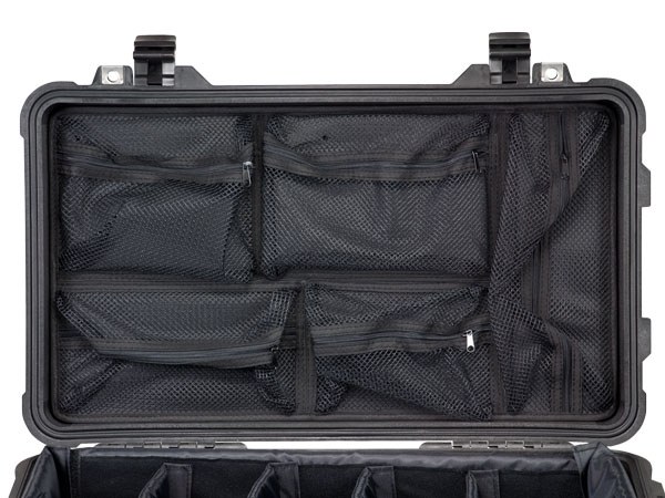 Photo lid organizer for Peli 1510 and suitable for Peli Air 1535