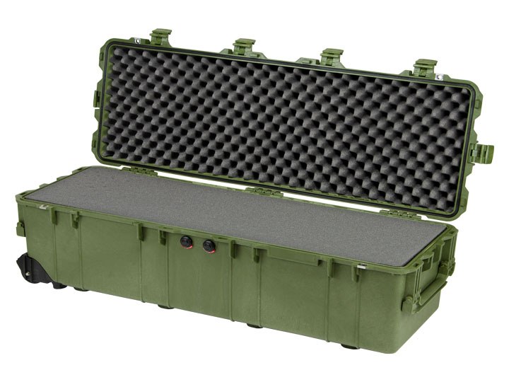 Peli Case 1740 con schiuma oliva