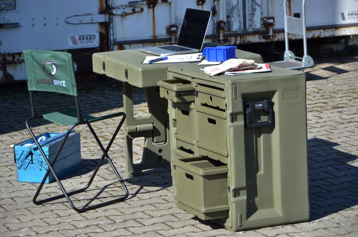 Hardigg Single Field Desk - mobiler Schreibtisch für Baustellen und andere Outdoor-Einsätze