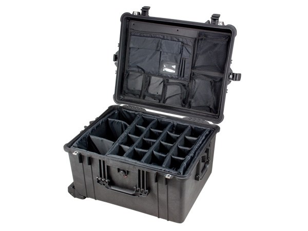 Peli Case 1620 con set di divisori e organizer coperchio