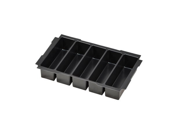 Deep-drawn insert with 5 compartments for Mini-Systainer T-Loc