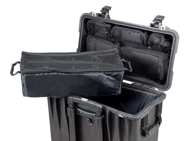 Photo lid organizer and Divider set for Peli Case 1440