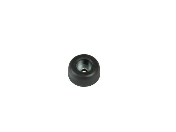 Rubber foot 25 x 11 mm black medium size